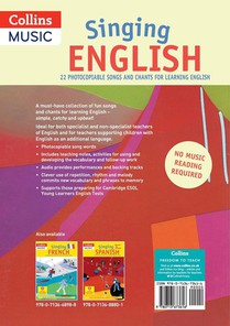 Singing English (Book + Audio) achterzijde