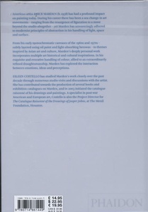 Brice Marden achterzijde