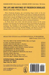 The Life and Wrightings of Frederick Douglass, Volume 1 achterzijde