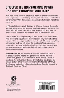 Friend of Sinners achterzijde