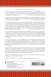 Communicative Understandings of Women's Leadership Development achterzijde