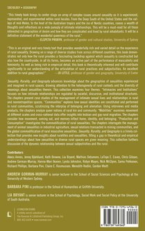 Sexuality, Rurality, and Geography achterzijde