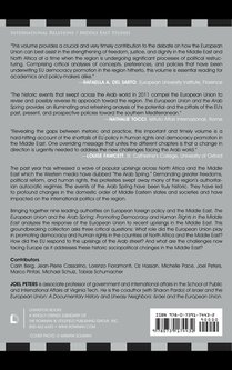 The European Union and the Arab Spring achterzijde