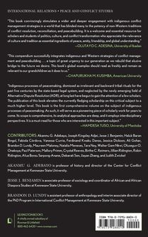 Indigenous Conflict Management Strategies achterzijde