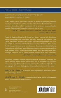 Colombia's Political Economy at the Outset of the Twenty-First Century achterzijde