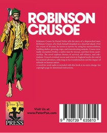Robinson Crusoe achterzijde