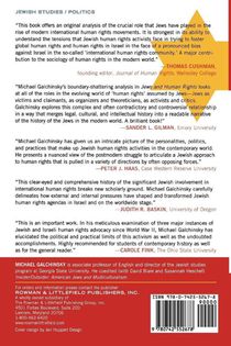 Jews and Human Rights achterzijde