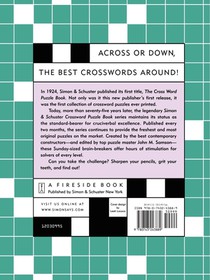 Simon and Schuster Crossword Puzzle Book #235 achterzijde