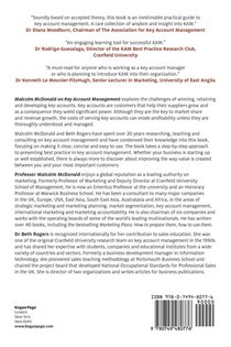 Malcolm McDonald on Key Account Management achterzijde