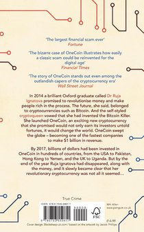 The Missing Cryptoqueen achterzijde