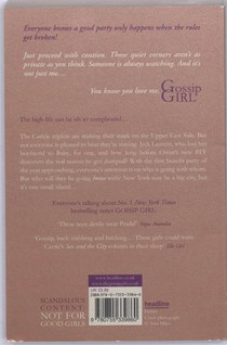 Gossip Girl The Carlyles: You Just Can't Get Enough achterzijde