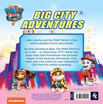 PAW Patrol Picture Book – The Movie: Big City Adventures achterzijde