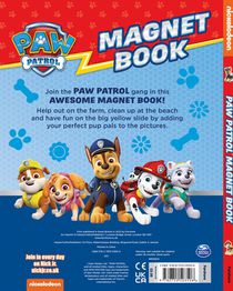Paw Patrol Magnet Book achterzijde