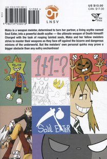 Soul Eater: Vol 1 achterzijde