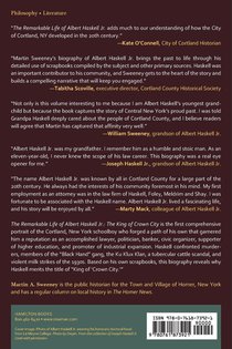The Remarkable Life of Albert Haskell, Jr. achterzijde