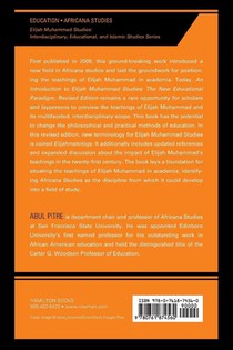 An Introduction to Elijah Muhammad Studies achterzijde