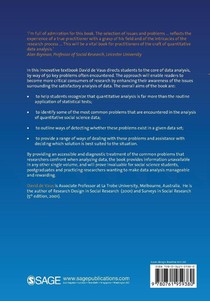 Analyzing Social Science Data achterzijde