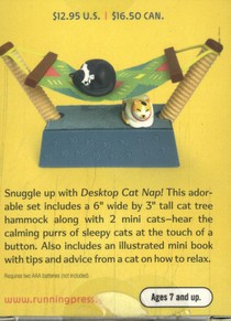 Desktop Cat Nap achterzijde