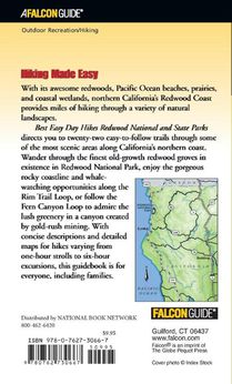 Best Easy Day Hikes Redwood National and State Parks achterzijde