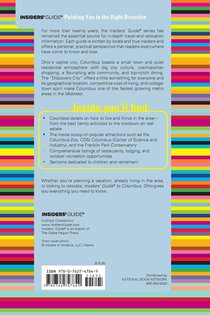 Insiders' Guide (R) to Columbus, Ohio achterzijde