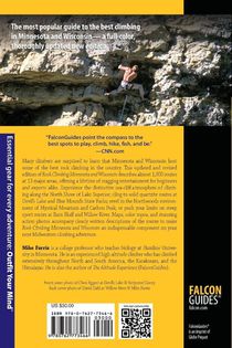Rock Climbing Minnesota and Wisconsin achterzijde