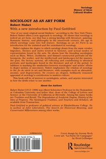 Sociology as an Art Form achterzijde