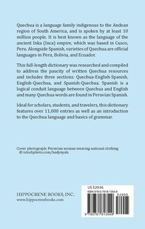 Quechua-Spanish-English Dictionary achterzijde