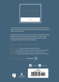 NET Abide Bible Journal - Luke, Paperback, Comfort Print achterzijde