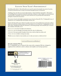 The 17 Indisputable Laws of Teamwork Workbook achterzijde