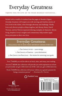 Everyday Greatness achterzijde
