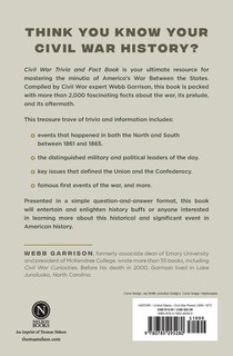 Civil War Trivia and Fact Book achterzijde