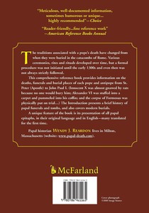 The Deaths of the Popes achterzijde