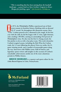Steve Carlton and the 1972 Phillies achterzijde