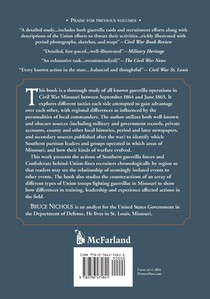 Guerrilla Warfare in Civil War Missouri, Volume IV, September 1864-June 1865 achterzijde