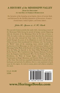 A History of the Mississippi Valley From Its Discovery to the End of Foreign Domination achterzijde