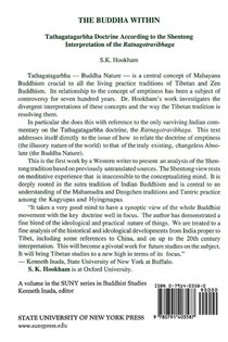 The Buddha Within achterzijde