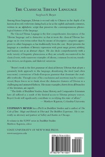The Classical Tibetan Language achterzijde