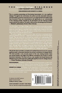 The Martin Buber - Carl Rogers Dialogue achterzijde