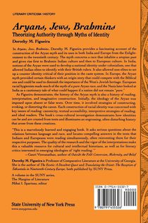Aryans, Jews, Brahmins achterzijde