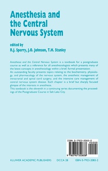 Anesthesia and the Central Nervous System achterzijde