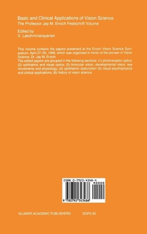 Basic and Clinical Applications of Vision Science achterzijde