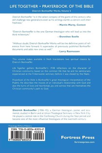 Life Together and Prayerbook of the Bible achterzijde