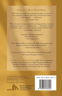 Short Life of Christ achterzijde