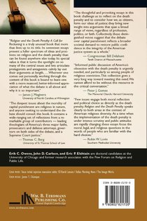 Religion and the Death Penalty achterzijde