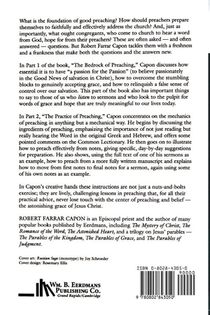 The Foolishness of Preaching achterzijde