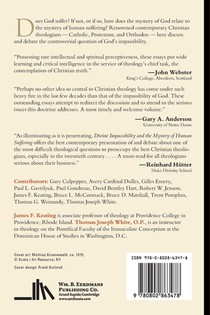 Divine Impassibility and the Mystery of Human Suffering achterzijde