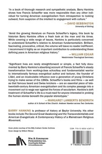 Francis Schaeffer and the Shaping of Evangelical America achterzijde