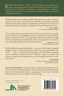 Distance in Preaching achterzijde