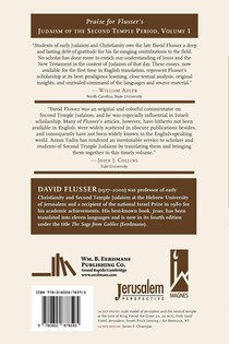 Judaism of the Second Temple Period, Volume 2 achterzijde