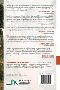 The Letter to the Romans achterzijde